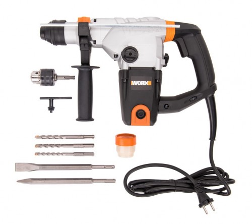 Worx WX333 Corded Rotary Hammer Drill 1250W 3