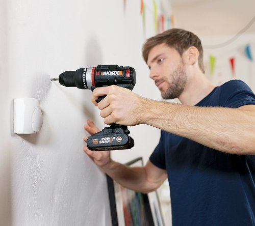 Worx WX-JCR Slammerdrill Cordless Impact Drill 20V 14