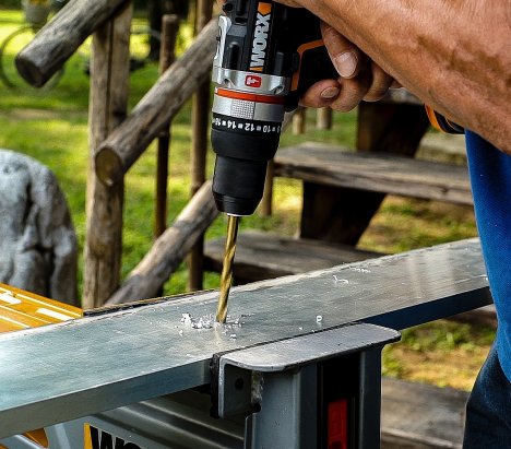 Worx WX-JCR Slammerdrill Cordless Impact Drill 20V 15