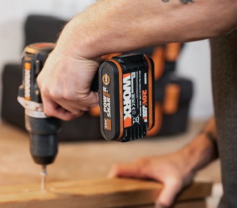 Worx WX352 Κρουστικό Δραπανοκατσάβιδο Μπαταρίας 20V 6