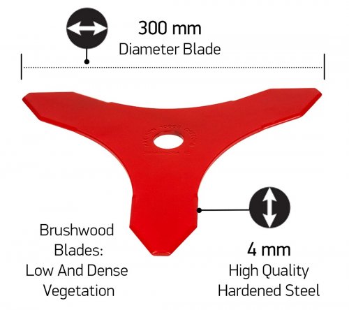 Oregon 295499-0 One For All 3T 300mm x 4mm Grass Blade 3