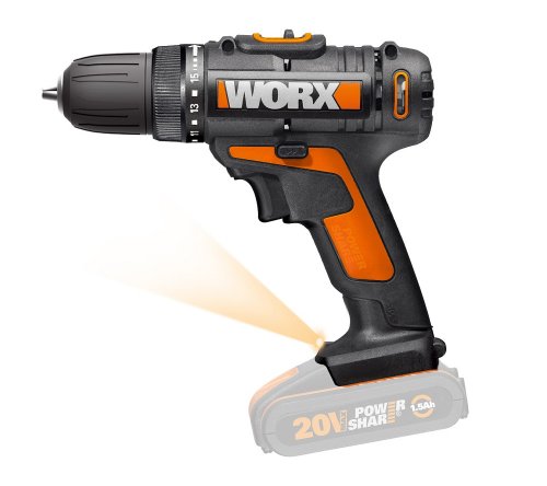 Worx WX101.9 Cordless Drill Driver 20V 1