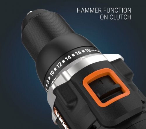 Worx WX102.9 Κρουστικό Δραπανοκατσάβιδο Μπαταρίας 20V Solo 5