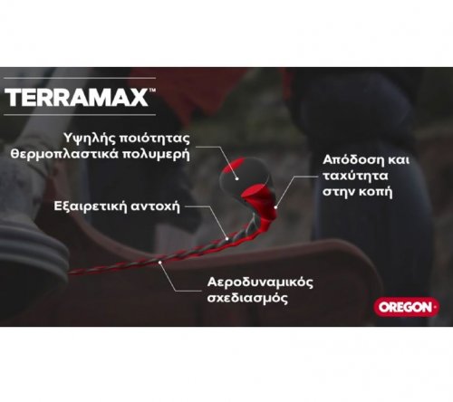 Oregon TerraMax™ 636775 Μεσινέζα 4.5mm x 17m 6