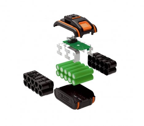 Worx WA3014 Pro Lithium-Ion Battery Pack 20V 4.0Ah 8