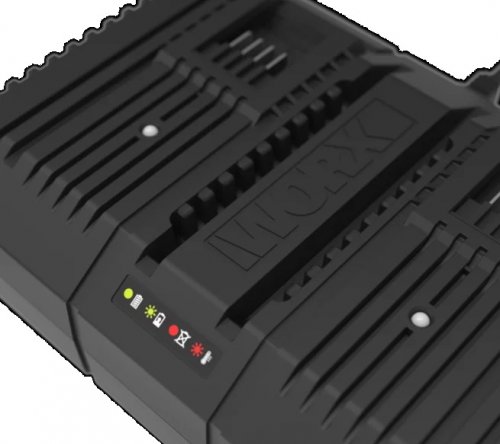 Worx WA3883 Dual Port Battery Charger 20V 2.0Ah 6