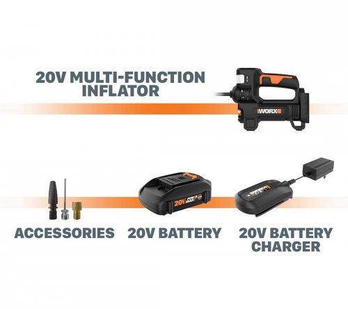 Worx WX092 Kομπρεσέρ Aέρος Μπαταρίας 20V 3