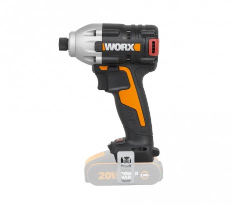 Worx WX261.9 Cordless Impact Driver 20V 1