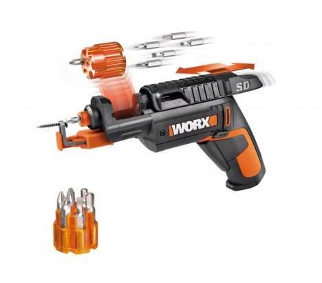 Worx WΧ255.1 SD 2MAG Cordless Screwdriver 4V 3