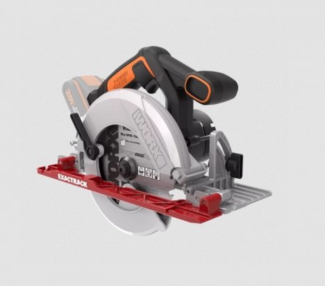 Worx WX530.9 ExacTrack Δισκοπρίονο Μπαταρίας 20V Solo 2
