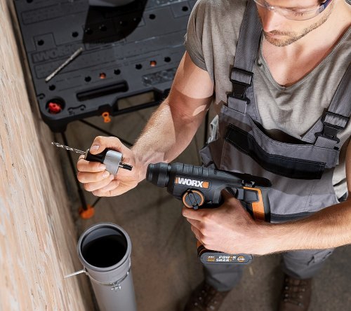 Worx WX394.3 H3 Cordless Rotary Hammer Drill 20V 9