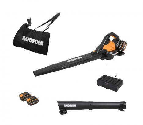 Worx WG583E Cordless Leaf Blower - Vaccum 40V 4