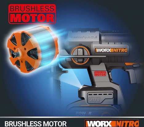 Worx WX381 Nitro Cordless Rotary Hammer 20V 6