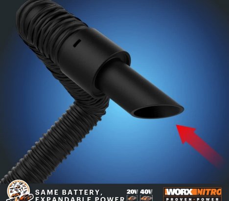 Worx WX031.9 Cordless Vacuum Cleaner 20V Solo 8