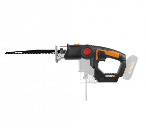 Worx WX550.9 Axis Cordless Jigsaw & Reciprocating Saw 20V 3