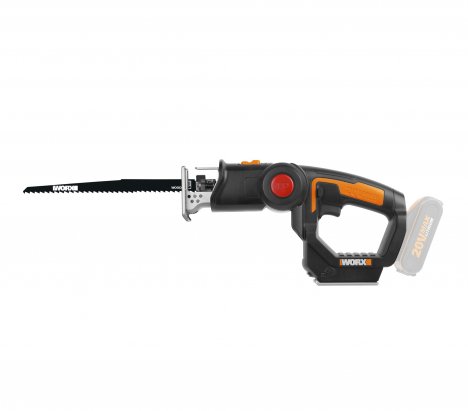 Worx WX550.9 Axis Cordless Jigsaw & Reciprocating Saw 20V 4