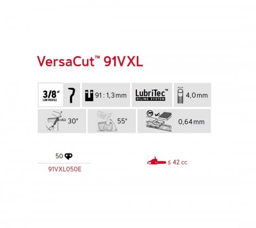 Oregon 91VXL050E Αλυσίδα Κοπής 50 Οδηγών 5