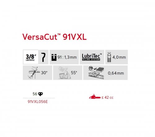 Oregon 91VXL056E Αλυσίδα Κοπής 56 Οδηγών 5