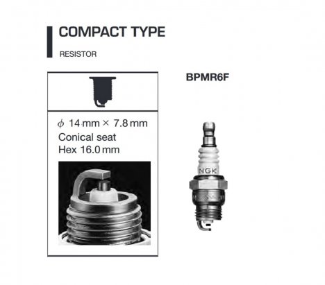 NGK 1270 Spark Plug BPMR6F 3