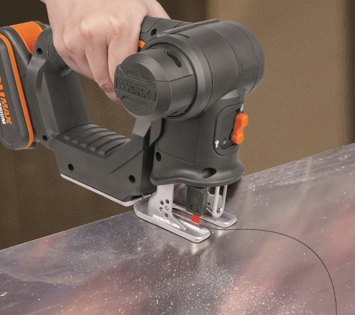 Worx WX550.9 Axis Cordless Jigsaw & Reciprocating Saw 20V 7