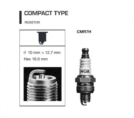 NGK 3066 Spark Plug CMR7H 2