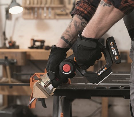 Worx WX550.9 Axis Cordless Jigsaw & Reciprocating Saw 20V 9