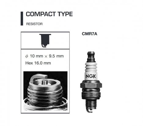 NGK 7543 Μπουζί CMR7A 2