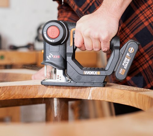 Worx WX550.9 Axis Cordless Jigsaw & Reciprocating Saw 20V 11