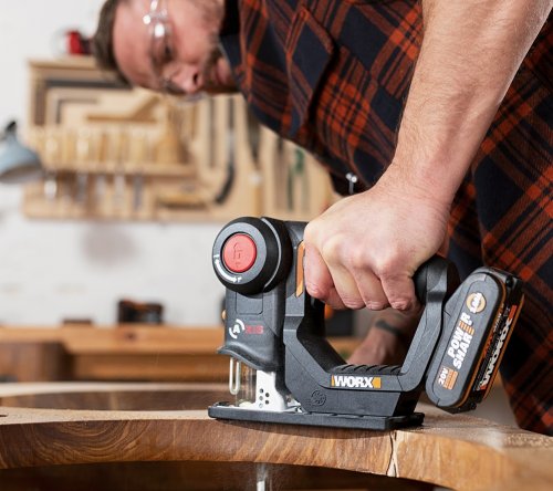Worx WX550.9 Axis Cordless Jigsaw & Reciprocating Saw 20V 14