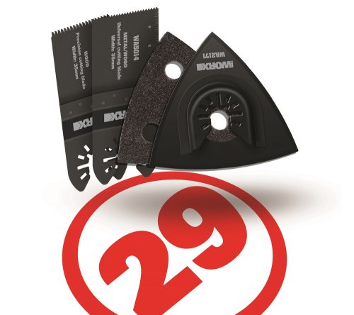 Worx WX681 F50 Sonicrafter® Corded Oscillating Multi-Tool 450W 5