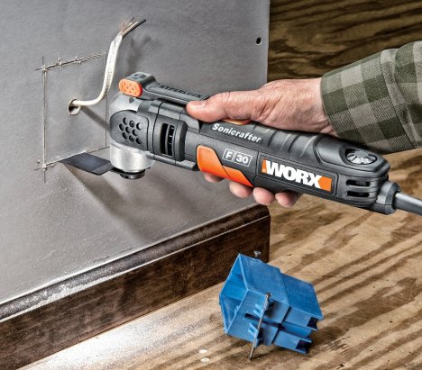 Worx WX681 F50 Sonicrafter® Corded Oscillating Multi-Tool 450W 8