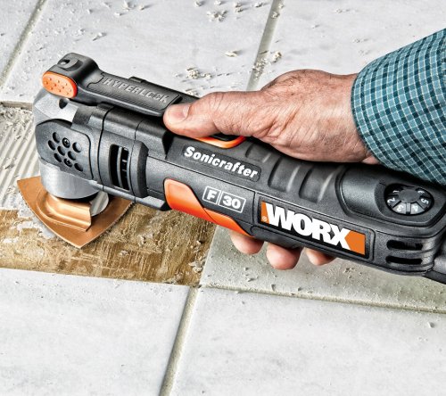 Worx WX681 F50 Sonicrafter® Corded Oscillating Multi-Tool 450W 10