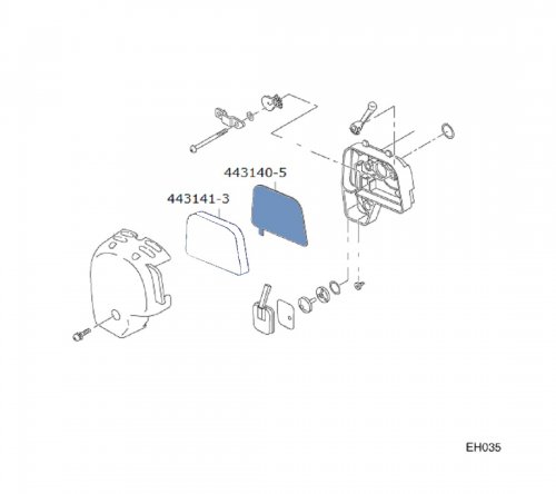 Subaru 443140-5 Air Filter 3