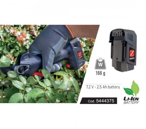 Zanon ZM 22 Cordless Pruning Shear 7.2V 3