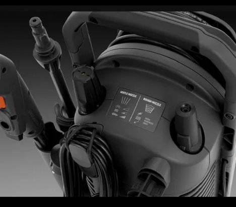 Husqvarna PW 240 Corded Pressure Washer 1800W 9