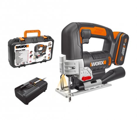 Worx WX543 Cordless Jigsaw 20V 3