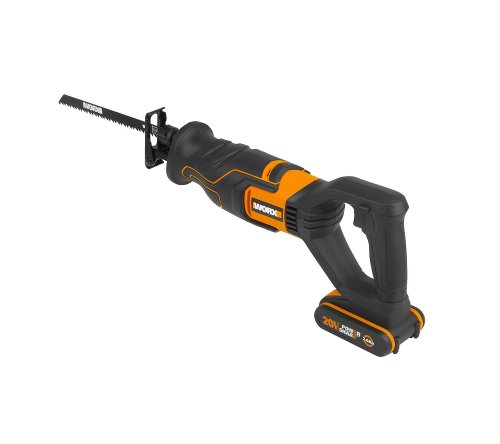 Worx WX500 Cordless Reciprocating Saw 20V 5