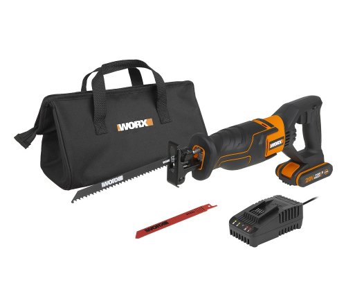Worx WX500 Cordless Reciprocating Saw 20V 7