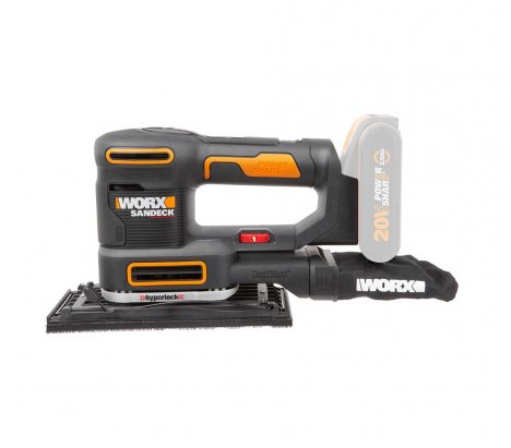 Worx WX820.9 Sandeck Τριβείο Μπαταρίας 20V Solo 1