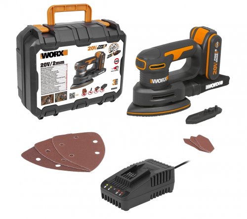 Worx WX822 Παλμικό Τριβείο Δέλτα Μπαταρίας 20V 3