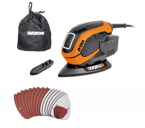 Worx WX648 D-Tail Παλμικό Τριβείο Δέλτα Ρεύματος 65W 3