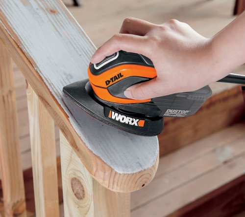 Worx WX648 D-Tail Παλμικό Τριβείο Δέλτα Ρεύματος 65W 7