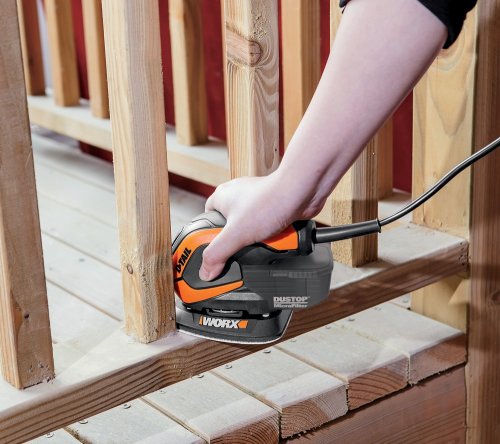 Worx WX648 D-Tail Παλμικό Τριβείο Δέλτα Ρεύματος 65W 8