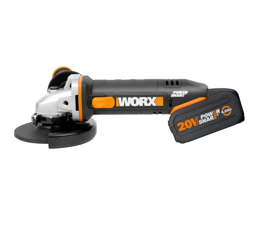 Worx WX803 Γωνιακός Τροχός Μπαταρίας 20V 1