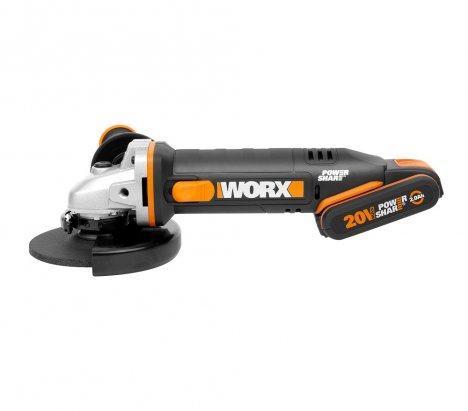 Worx WX803 Γωνιακός Τροχός Μπαταρίας 20V 2