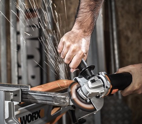 Worx WX711 Γωνιακός Τροχός Ρεύματος 750W 3