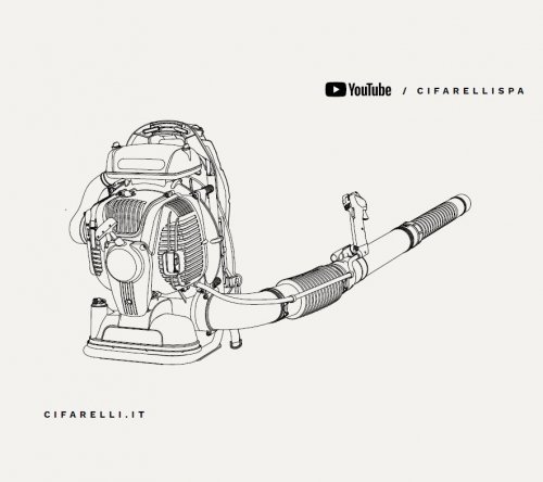 Cifarelli BL 1200 Petrol Backpack Blower 7